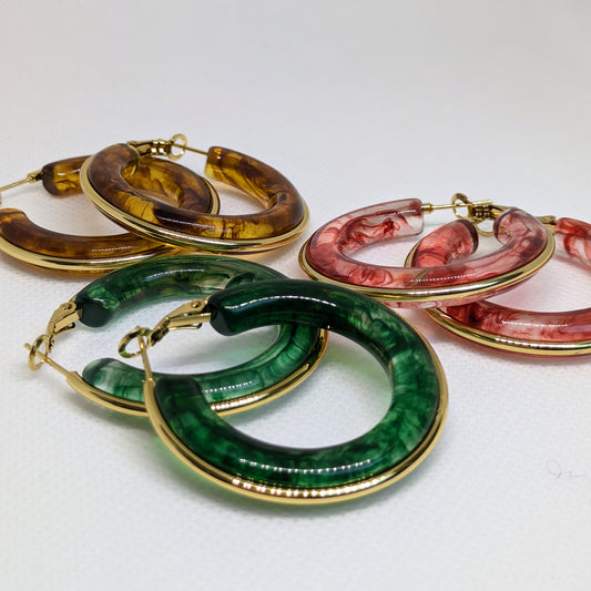 Boucles d'oreilles BOREALE